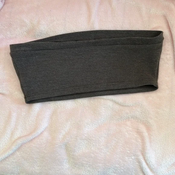 SHEIN women’s size large brown tube top and mini shirt. - Picture 3 of 8